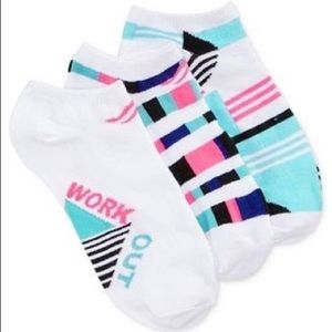 Ideology No Show Performance Socks 3 Pack